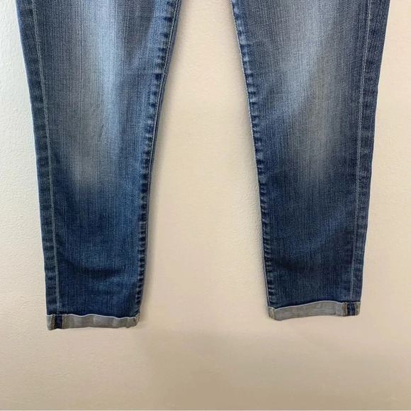 Adriano Goldschmied AG Jeans Woman Size 27 Crop Cuff Low Rise Stretch - Picture 3 of 11